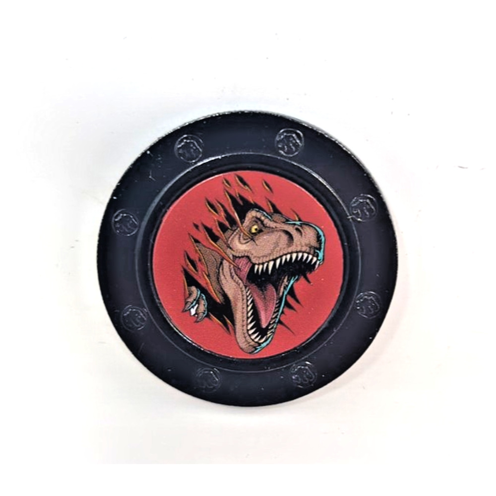 Jurassic World Surprise Coin Tyrannosaurus Rex T Rex Frankford rare black